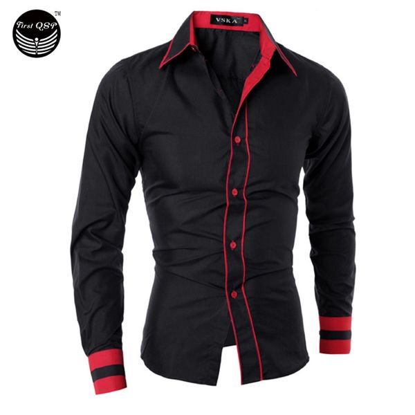 wholesale- 2017 new mens long sleeved dress shirts double collar button unique design slim fit brand shirts male shirts camisa masculina, White;black
wholesale- 2017 new mens long sleeved dress shirts double collar button unique design slim fit brand shirts male shirts camisa masculina, White;black