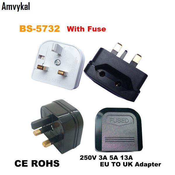 amvykal высокого качества bs-5732 eu к великобритании plug адаптер конвертер питания переменного тока разъем зарядного устройства великобрит
amvykal высокого качества bs-5732 eu к великобритании plug адаптер конвертер питания переменного тока разъем зарядного устройства великобрит