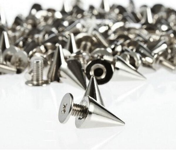 100pcs/lot 4color 7*10mm metal bullet stud rivet spikes leather craft accessories metals jewelry connectors jewelry finding 2017, Silver
100pcs/lot 4color 7*10mm metal bullet stud rivet spikes leather craft accessories metals jewelry connectors jewelry finding 2017, Silver