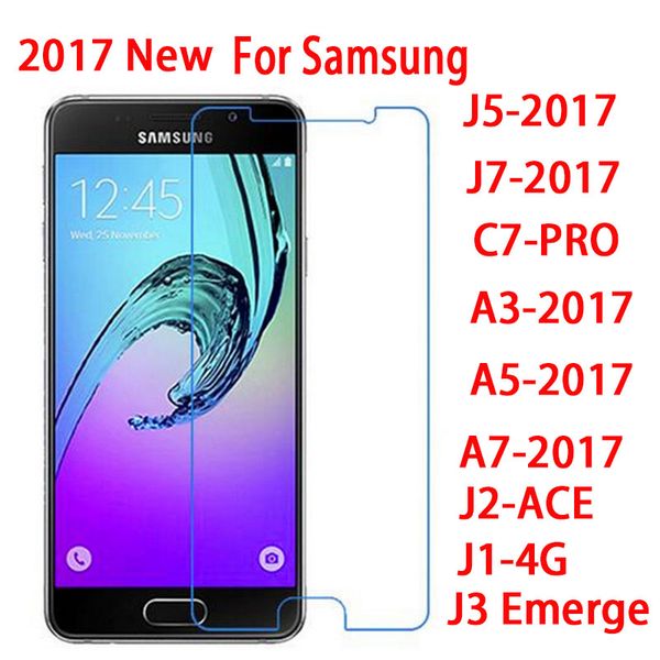 2017 NEW Tempered Glass phone Screen Protector film for Samsung A3 2017 A5-2017 A7-2017 C7-PRO J5-2017 J7-2017 J1-4G J2-ACE J3 Emerge
2017 NEW Tempered Glass phone Screen Protector film for Samsung A3 2017 A5-2017 A7-2017 C7-PRO J5-2017 J7-2017 J1-4G J2-ACE J3 Emerge