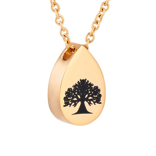 ijd9808 tree of life necklace waterdrop stainless steel cremation urn pendant necklace memorial ash keepsake stash jewelry, Silver
ijd9808 tree of life necklace waterdrop stainless steel cremation urn pendant necklace memorial ash keepsake stash jewelry, Silver
