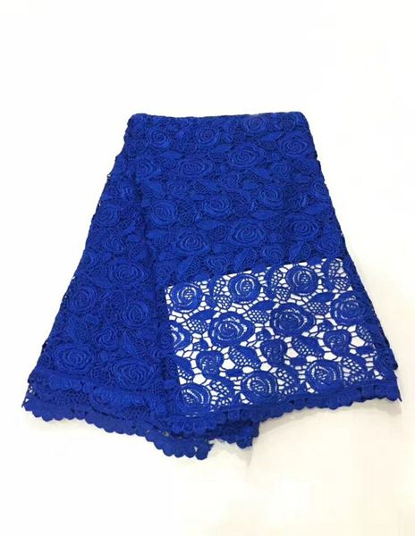 5y/pc beautiful royal blue rose flowers design african water soluble lace embroidery french mesh cord lace for clothes rw16-5
5y/pc beautiful royal blue rose flowers design african water soluble lace embroidery french mesh cord lace for clothes rw16-5