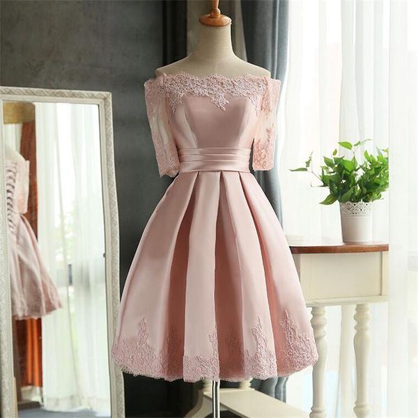 new arrival real evening dresses with half sleeves elegant boat neck women girls ball prom party pageant graduation formal dress, Black;red
new arrival real evening dresses with half sleeves elegant boat neck women girls ball prom party pageant graduation formal dress, Black;red