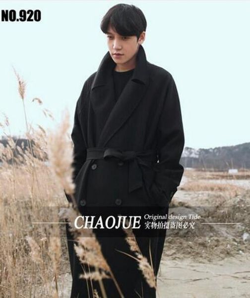 europe and the united states the new boutique han edition men winter long contracted raglan big yards trench coat / s-6xl, Black
europe and the united states the new boutique han edition men winter long contracted raglan big yards trench coat / s-6xl, Black