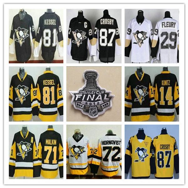 Pittsburgh Penguins 2017 Stanley Cup Champions Finals Hockey 87 Sidney Crosby 81 Phil Kessel 71 Evgeni Malkin 30 Matt Murray Fleury Jerseys
Pittsburgh Penguins 2017 Stanley Cup Champions Finals Hockey 87 Sidney Crosby 81 Phil Kessel 71 Evgeni Malkin 30 Matt Murray Fleury Jerseys