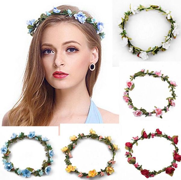 Bohemian Hair Crowns Flower Headbands Women Artificial Floral Hairbands Fashion Headwear for Girls Hair Accessories Beach Wedding Garlands
Bohemian Hair Crowns Flower Headbands Women Artificial Floral Hairbands Fashion Headwear for Girls Hair Accessories Beach Wedding Garlands