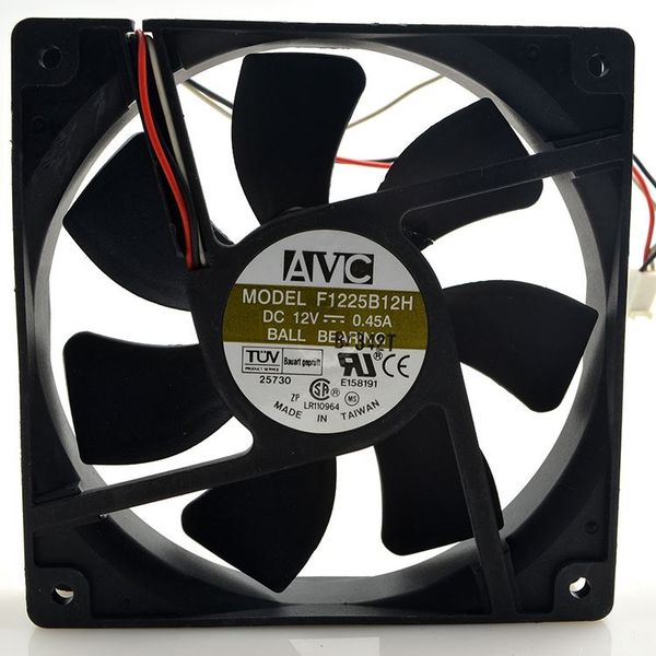 original avc f1225b12h 0.45a 12cm 12025 120*120*25mm dual ball chassis axial cooling fan
original avc f1225b12h 0.45a 12cm 12025 120*120*25mm dual ball chassis axial cooling fan