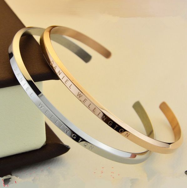 new fashion bracelets cuff rose gold silver bangle 100% stainless steel bracelet women and men bracelet pulsera no box, Black
new fashion bracelets cuff rose gold silver bangle 100% stainless steel bracelet women and men bracelet pulsera no box, Black