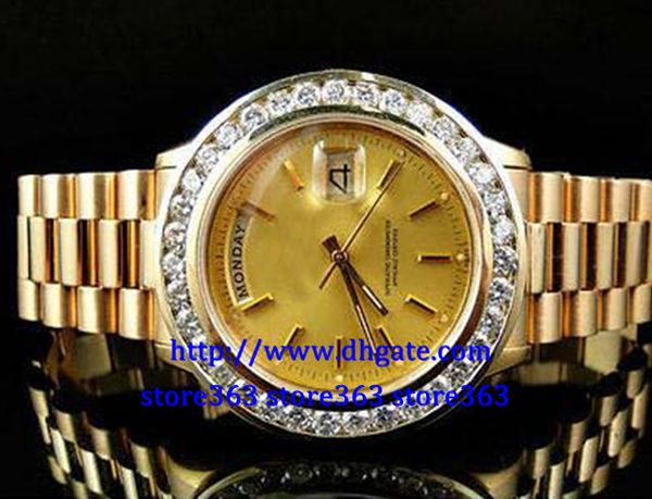 factory wholesale watches pre-owned mens 41 mm president 18k yellow gold diamond watch*007--024, Slivery;brown
factory wholesale watches pre-owned mens 41 mm president 18k yellow gold diamond watch*007--024, Slivery;brown