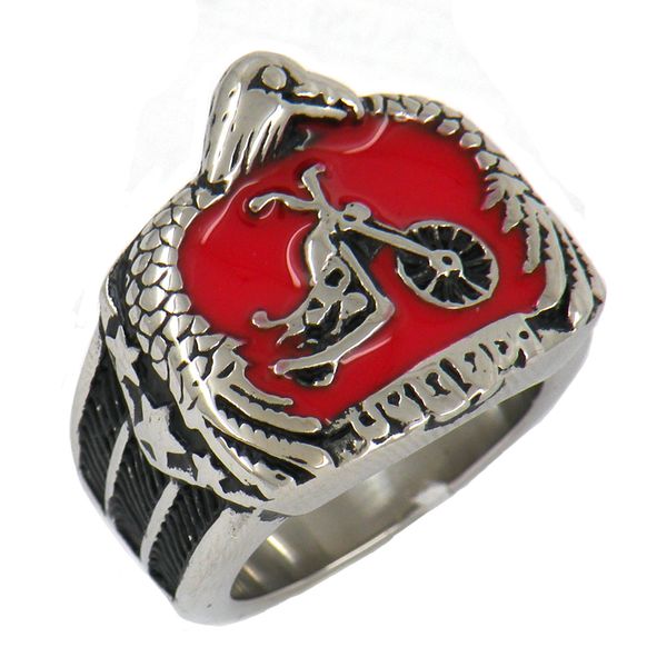 fanssteel stainless steel punk vintage mens or womens jewelry eagle hold the motor cycle biker ring gift for brothers sisters 09w88r, Silver
fanssteel stainless steel punk vintage mens or womens jewelry eagle hold the motor cycle biker ring gift for brothers sisters 09w88r, Silver