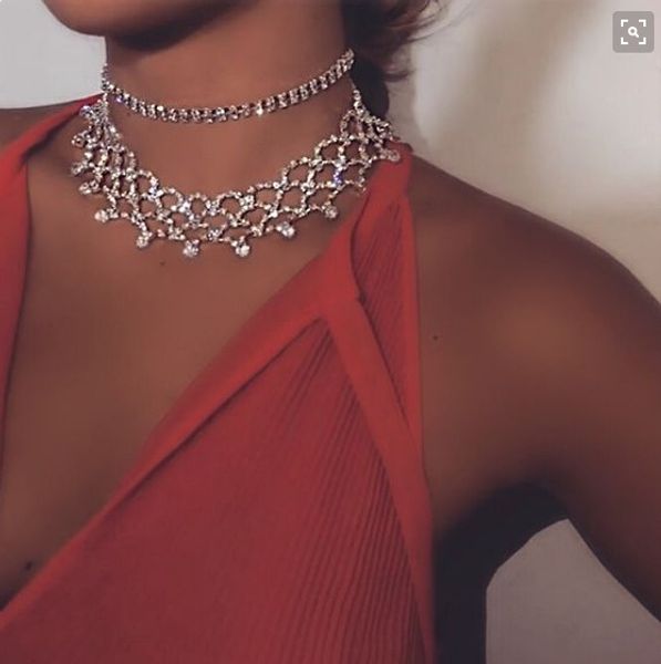 fashion brand claw crystal tiara chokers statement necklace for women chunky necklace crowns jewelry rhinestone collars wedding accessories, Golden;silver
fashion brand claw crystal tiara chokers statement necklace for women chunky necklace crowns jewelry rhinestone collars wedding accessories, Golden;silver