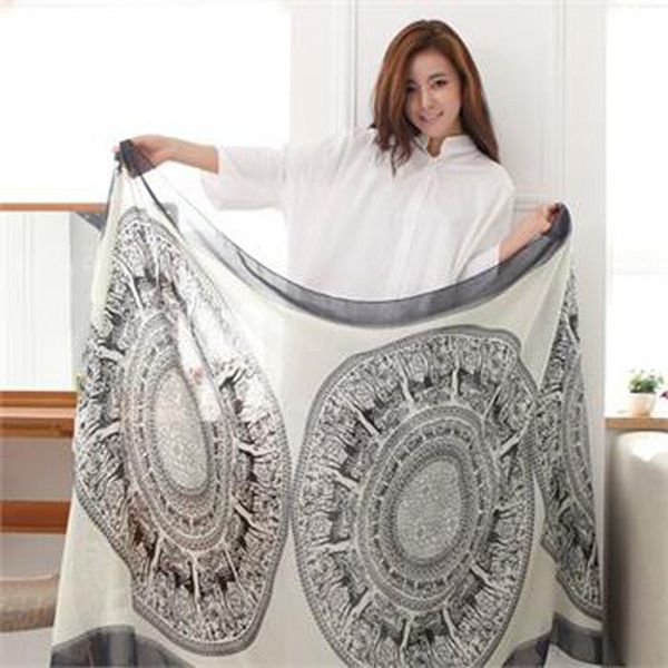wholesale-female lady's warm vintage long soft cotton voile print scarves shawl wrap cozy scarf stole for woman, Blue;gray
wholesale-female lady's warm vintage long soft cotton voile print scarves shawl wrap cozy scarf stole for woman, Blue;gray