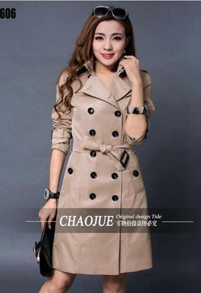 women spring leisure fashion han edition fine british elegant double-breasted plus-size windbreaker cloth coat / s-4xl, Black
women spring leisure fashion han edition fine british elegant double-breasted plus-size windbreaker cloth coat / s-4xl, Black