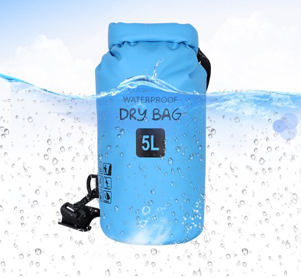foldable pvc tarpaulin rucksack dry bag 5l waterproof floating bag waterproof bag for swimming 4 colors
foldable pvc tarpaulin rucksack dry bag 5l waterproof floating bag waterproof bag for swimming 4 colors