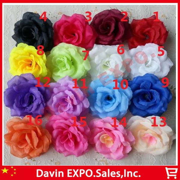 wholesale- (can mix color) new 50pcs artificial rose silk flower heads decoration for wedding party banquet decorative flowers
wholesale- (can mix color) new 50pcs artificial rose silk flower heads decoration for wedding party banquet decorative flowers