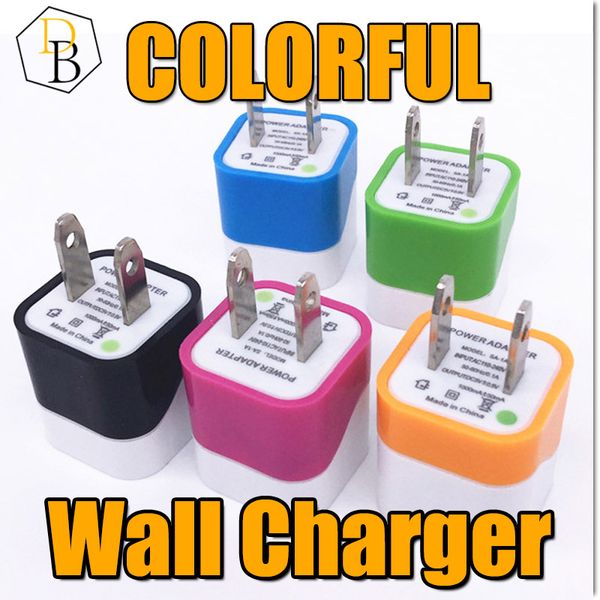 For Iphone 6 Plus Xs Max Colorful Wave One Usb Home Charger 2 pin charging 5V 1A Charging Plug USA Wall Adapter
For Iphone 6 Plus Xs Max Colorful Wave One Usb Home Charger 2 pin charging 5V 1A Charging Plug USA Wall Adapter