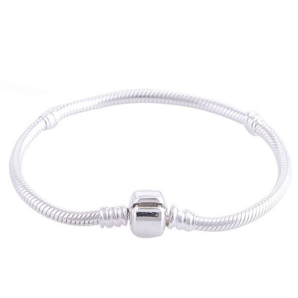 16-23cm silver white gold plated bracelet fit women for pandola snake chain basic bracelets bangles charm bead diy jewelry, Golden;silver
16-23cm silver white gold plated bracelet fit women for pandola snake chain basic bracelets bangles charm bead diy jewelry, Golden;silver