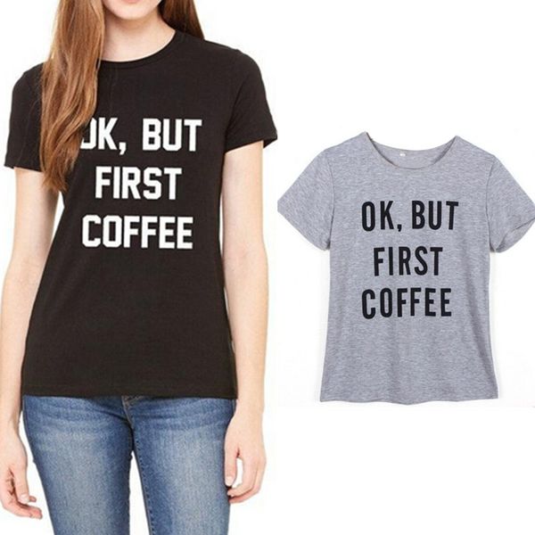 wholesale- 2016 t shirts kawaii women coffee printed summer camisas tee shirt femme ropa polera de mujer tumblr female clothing tshirt, White
wholesale- 2016 t shirts kawaii women coffee printed summer camisas tee shirt femme ropa polera de mujer tumblr female clothing tshirt, White