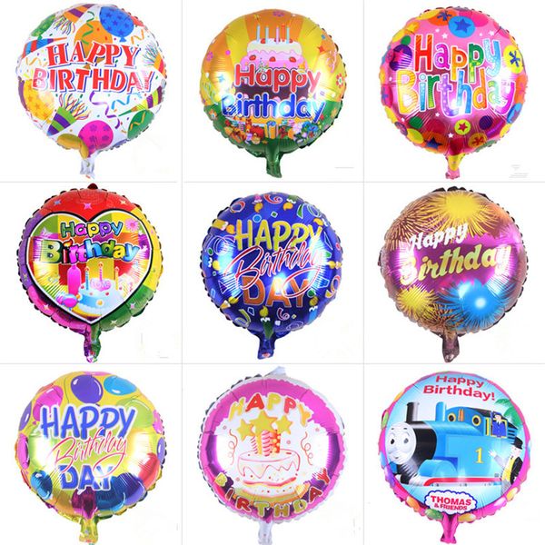 

18-дюймовый надувные день рождения баллоны украшения пузырь гелий воздушный шар с