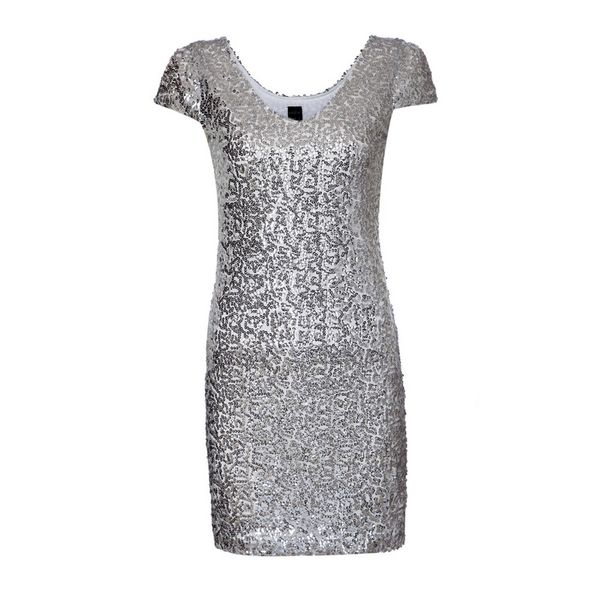 wholesale- women v-neck sequined dress short sleeve plus size club vestidos femininos casual slim mini sliver black dress qz2239, White;black
wholesale- women v-neck sequined dress short sleeve plus size club vestidos femininos casual slim mini sliver black dress qz2239, White;black