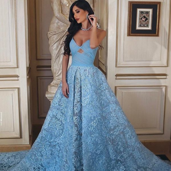 latest said-mhamad collections prom dress spaghetti straps zipper backless celebrity dress glamorous baby-blue lace evening party dress, Black;red
latest said-mhamad collections prom dress spaghetti straps zipper backless celebrity dress glamorous baby-blue lace evening party dress, Black;red