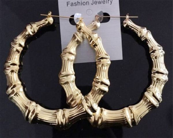 wholesale- popular punk gold tone bamboo big hoop circle earring hiphop womens jewellery, Golden;silver
wholesale- popular punk gold tone bamboo big hoop circle earring hiphop womens jewellery, Golden;silver