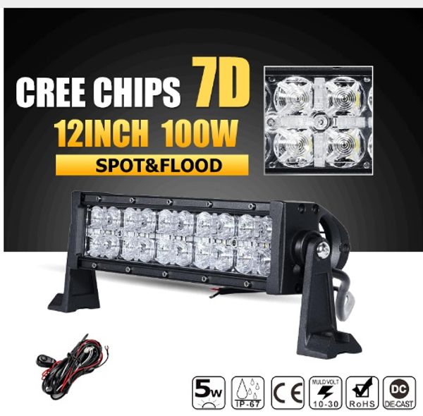 7d cree chips 12inch 100w led work light bar offroad led bar lights combo beam atv truck suv 4wd 4x4 led bar 12v 24v
7d cree chips 12inch 100w led work light bar offroad led bar lights combo beam atv truck suv 4wd 4x4 led bar 12v 24v