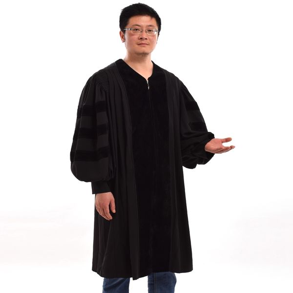 men black pulpit pastor robe adults cleric clergy robe doctoral gown fast shipment, Black;red
men black pulpit pastor robe adults cleric clergy robe doctoral gown fast shipment, Black;red