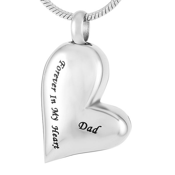 heart stainless steel pendant necklace memory jewelry ashes keepsake cremation urn necklace forever in my heart only, Silver
heart stainless steel pendant necklace memory jewelry ashes keepsake cremation urn necklace forever in my heart only, Silver