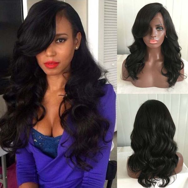 brazilian human hair lace wigs glueless lace front wig for black women full lace human hair wigs with bangs fashion girl, Black;brown
brazilian human hair lace wigs glueless lace front wig for black women full lace human hair wigs with bangs fashion girl, Black;brown