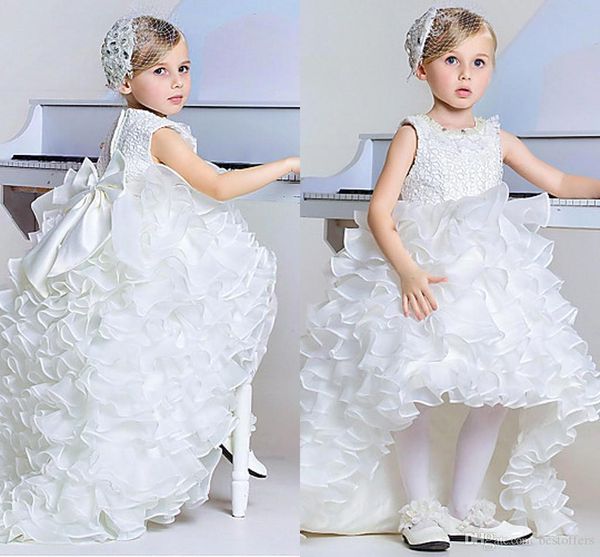 ball gown girl' pageant dresses a line high low tiers organza ruffles princess kids formal party wears flower girl dresses bow sash, White;red
ball gown girl' pageant dresses a line high low tiers organza ruffles princess kids formal party wears flower girl dresses bow sash, White;red