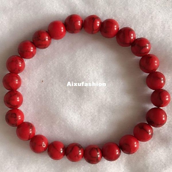 red synthetic turquoises bracelets jewelry natural stone for jewelry red round shape 6/8/10/12 mm 19cm dyed howlite bracelet beaded strands, Black
red synthetic turquoises bracelets jewelry natural stone for jewelry red round shape 6/8/10/12 mm 19cm dyed howlite bracelet beaded strands, Black