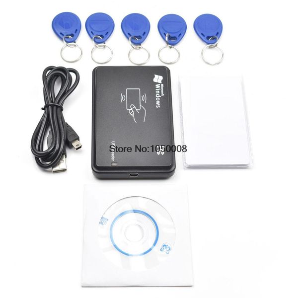 Wholesale- 1pcs/lot Rfid nfc reader and writer 13.56Mhz ISO14443A ultralight +5pcs M1 Cards+5pcs13.56 Mhz Tag USB cable+SDK
Wholesale- 1pcs/lot Rfid nfc reader and writer 13.56Mhz ISO14443A ultralight +5pcs M1 Cards+5pcs13.56 Mhz Tag USB cable+SDK