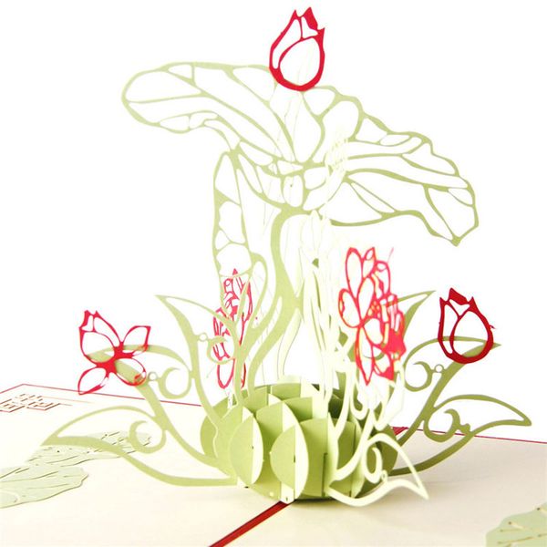 new laser cut wedding party invitations pop up card 3d water lily flower birthday greeting cards
new laser cut wedding party invitations pop up card 3d water lily flower birthday greeting cards