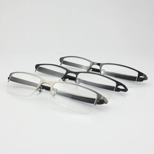 wholesale- pure titanium half rimless optical eyeglasses eyewear men's glasses prescription glasses 8906, Silver
wholesale- pure titanium half rimless optical eyeglasses eyewear men's glasses prescription glasses 8906, Silver