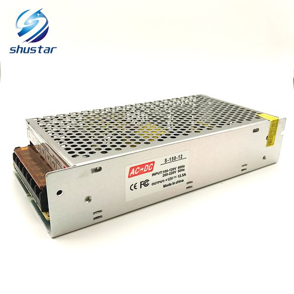 оптовые трансформаторы освещения 12.5 a 150w 85v-265v ac к dc 12v переключатель адаптер питания конвертер для rgb светодиодные полосы света
оптовые трансформаторы освещения 12.5 a 150w 85v-265v ac к dc 12v переключатель адаптер питания конвертер для rgb светодиодные полосы света