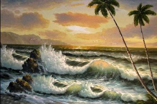 framed seascape ocean waves seabirds in sunset with tree,pure hand painted seascape art oil painting on canvas.multi size available s034
framed seascape ocean waves seabirds in sunset with tree,pure hand painted seascape art oil painting on canvas.multi size available s034