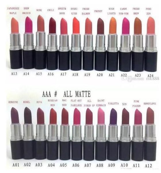 good quality lowest selling new makeup matte lipstick rouge a levres 3g + gift
good quality lowest selling new makeup matte lipstick rouge a levres 3g + gift
