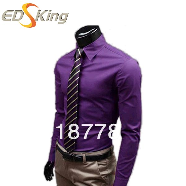 wholesale- 2016 mens dress shirts solid slim long sleeve working clothing chemise homme camisa social masculina herren hemden, White;black
wholesale- 2016 mens dress shirts solid slim long sleeve working clothing chemise homme camisa social masculina herren hemden, White;black