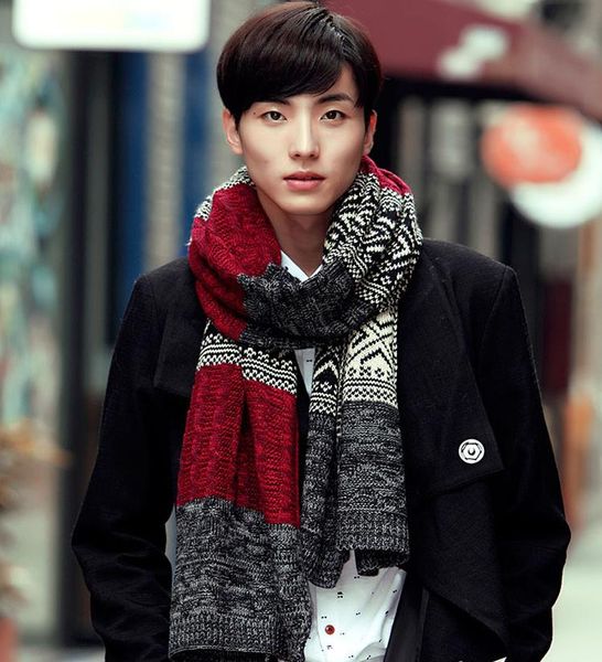 Men's Autumn Winter Scarves New Fashion Scarf Men Women Unisex Warm Wool Scarves Wrap Male Luxury Knitted Cashmere Scarf
Men's Autumn Winter Scarves New Fashion Scarf Men Women Unisex Warm Wool Scarves Wrap Male Luxury Knitted Cashmere Scarf