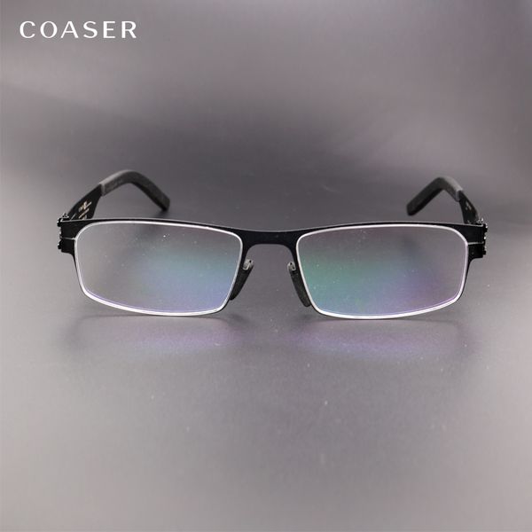 wholesale- germany quality stainless steel metal frame glasses men square myopia prescription eyewear optical eyeglasses frame spectacle, Silver
wholesale- germany quality stainless steel metal frame glasses men square myopia prescription eyewear optical eyeglasses frame spectacle, Silver