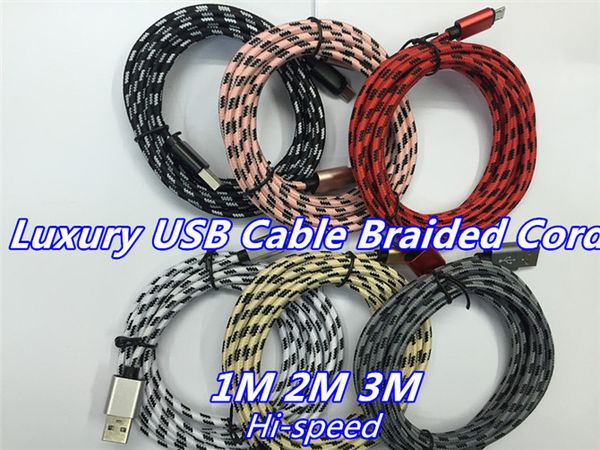 High quality fast charge Type C Cable 2A 1M 1.5M 2M 3M Metal Braided Cord Data Sync Wire Charger For Samsung Galaxy S7 S8 HTC Micro usb
High quality fast charge Type C Cable 2A 1M 1.5M 2M 3M Metal Braided Cord Data Sync Wire Charger For Samsung Galaxy S7 S8 HTC Micro usb