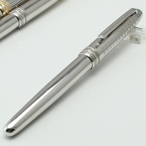 Wholesale Free Shipping M-163 M.Stuck High Quality MBPEN Office School Silver Wires Cap and Silver Barrel Roller Ball Pen
Wholesale Free Shipping M-163 M.Stuck High Quality MBPEN Office School Silver Wires Cap and Silver Barrel Roller Ball Pen
