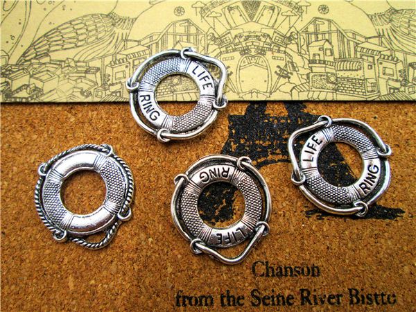 45pcs--life ring charms, antique tibetan silver life preserver charm pendants, jewelry making 22x24m, Bronze;silver
45pcs--life ring charms, antique tibetan silver life preserver charm pendants, jewelry making 22x24m, Bronze;silver