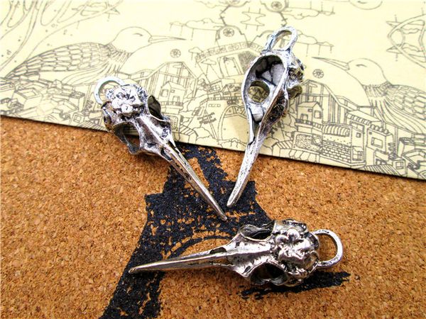 24pcs-flower vulture bird skull head,3d bird skull pendants/charms, jewelry making findings 41x13x9mm, Bronze;silver
24pcs-flower vulture bird skull head,3d bird skull pendants/charms, jewelry making findings 41x13x9mm, Bronze;silver