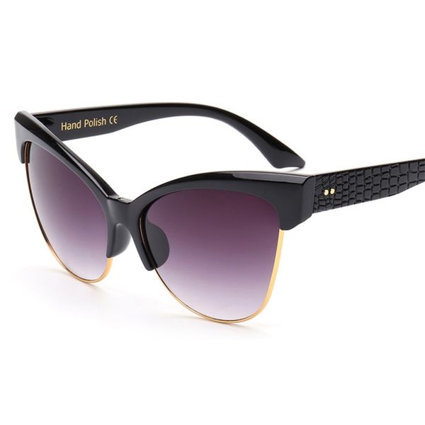 el ciero cat eye sunglasses for women & men fashion semi rimless cateye sun glasses designer shades uv400, White;black
el ciero cat eye sunglasses for women & men fashion semi rimless cateye sun glasses designer shades uv400, White;black