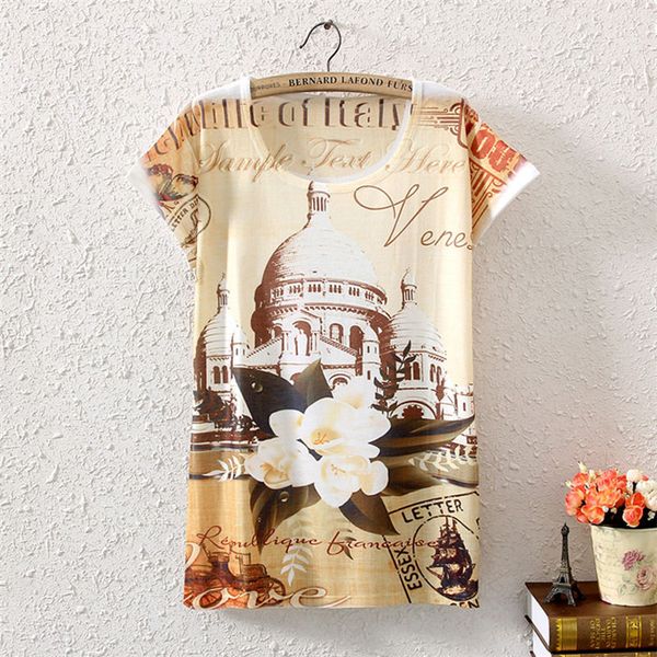 wholesale- fashion 2016 summer dress women tshirt castle printing tees for girl european & american stylish kawaii female t-shirt c2025, White
wholesale- fashion 2016 summer dress women tshirt castle printing tees for girl european & american stylish kawaii female t-shirt c2025, White