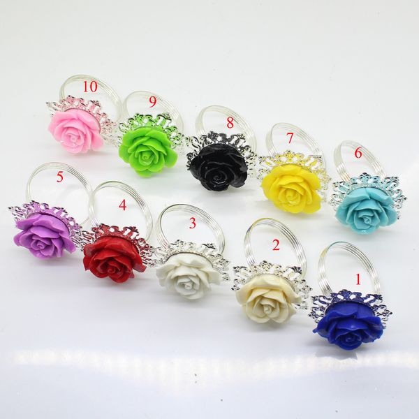 wholesale- 10pcs/set napkin ring,resin flower shape, serviette holder use for wedding/party napkin, color mixed 3.5cm stone silver setting
wholesale- 10pcs/set napkin ring,resin flower shape, serviette holder use for wedding/party napkin, color mixed 3.5cm stone silver setting