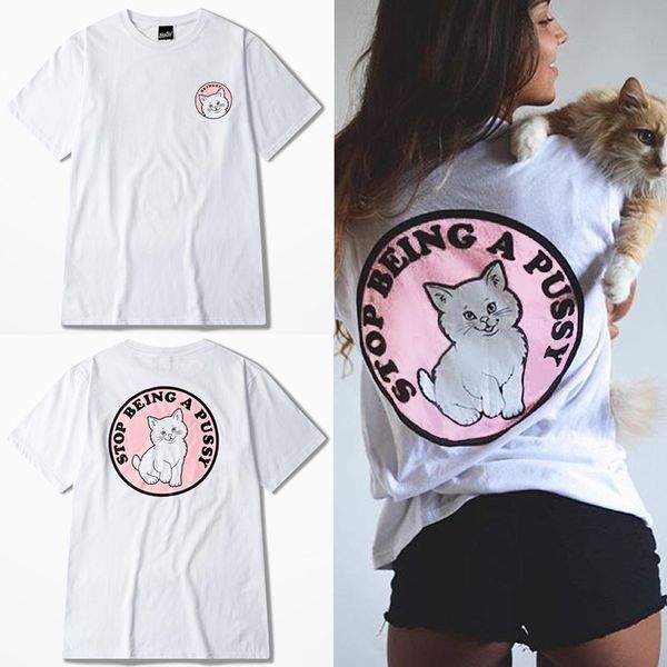 wholesale- summer women harajuku style clothing pink cat printed short sleeve cotton t shirts street fashion ropa mujer, White
wholesale- summer women harajuku style clothing pink cat printed short sleeve cotton t shirts street fashion ropa mujer, White