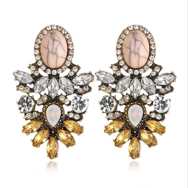 new fashion brand big crystal flower earring new statement stud earrings for women rhinestone earrings vintage jewelry hz, Golden;silver
new fashion brand big crystal flower earring new statement stud earrings for women rhinestone earrings vintage jewelry hz, Golden;silver